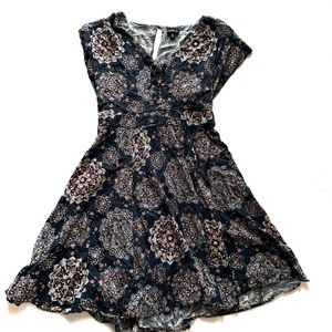 Torrid dress, hipster colors!!!